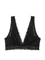 Sexy Tee Sequin Posey Lace Triangle Bralette