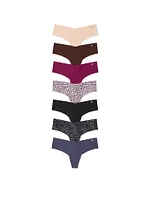 7-Pack No-Show Thong Panties