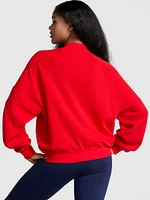 Ivy Fleece Mock-Neck Sweatshirt