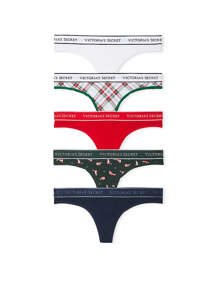 5-Pack Mixed Thong Panties