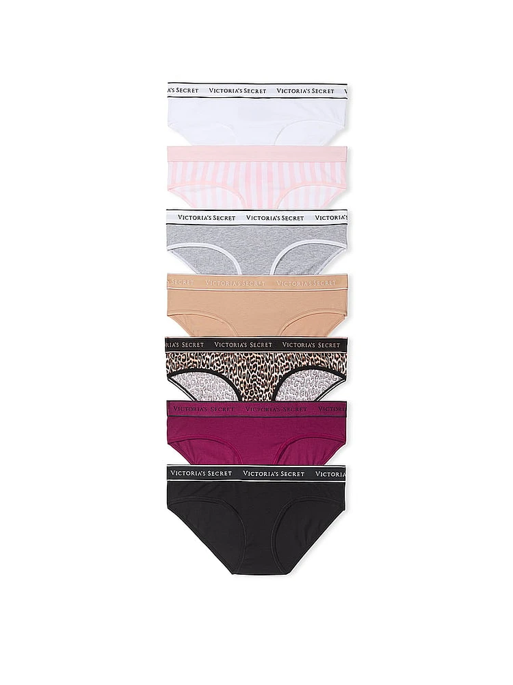 5-Pack Logo Cotton Hiphugger Panties