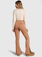 Soft Seamless Cable Flare Leggings