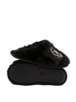 Closed-Toe Faux Fur Slippers