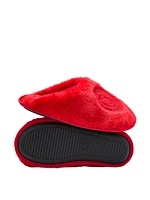 Closed-Toe Faux Fur Slippers