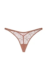 Stardust Embroidery High-Leg V-String Panty