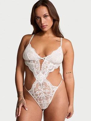 Twinkle Strap Lace Teddy