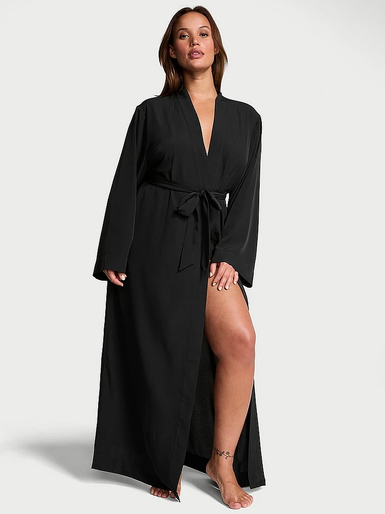 Luxe Crepe Long Robe