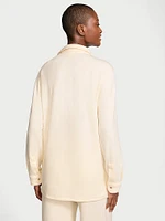 Brushed Modal Fleece Oversized Shirt