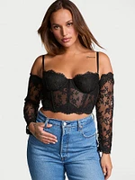 Lace Convertible Corset Top