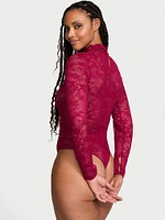 Lace Long-Sleeve Bodysuit