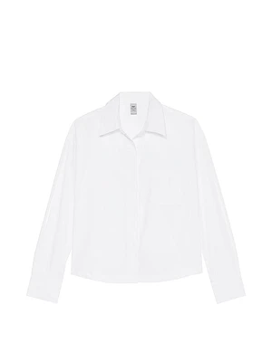 Tech Poplin Cropped Shirt