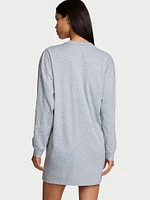 100% Cotton Long-Sleeve Sleep Tee