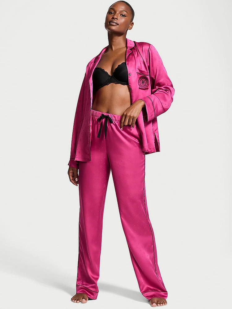 Satin Long Pajama Set