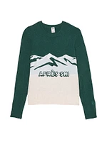 Collegiate Knit Crewneck Sweater