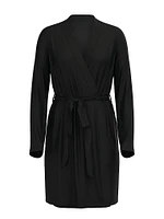 Ribbed Modal Short Robe