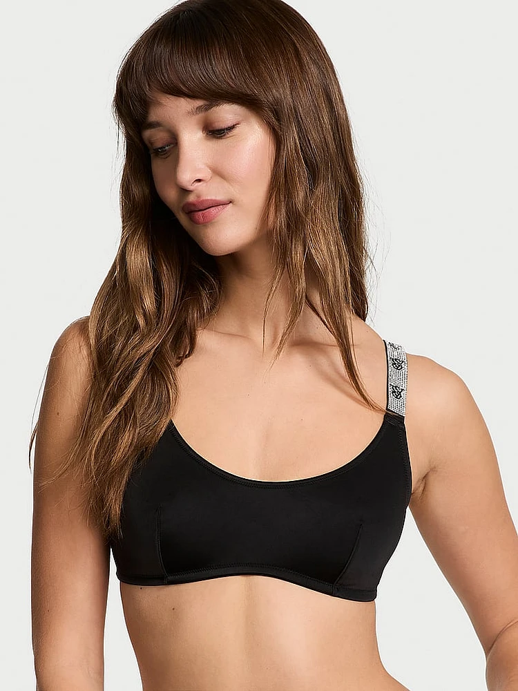 Shine Strap Scoop Bralette