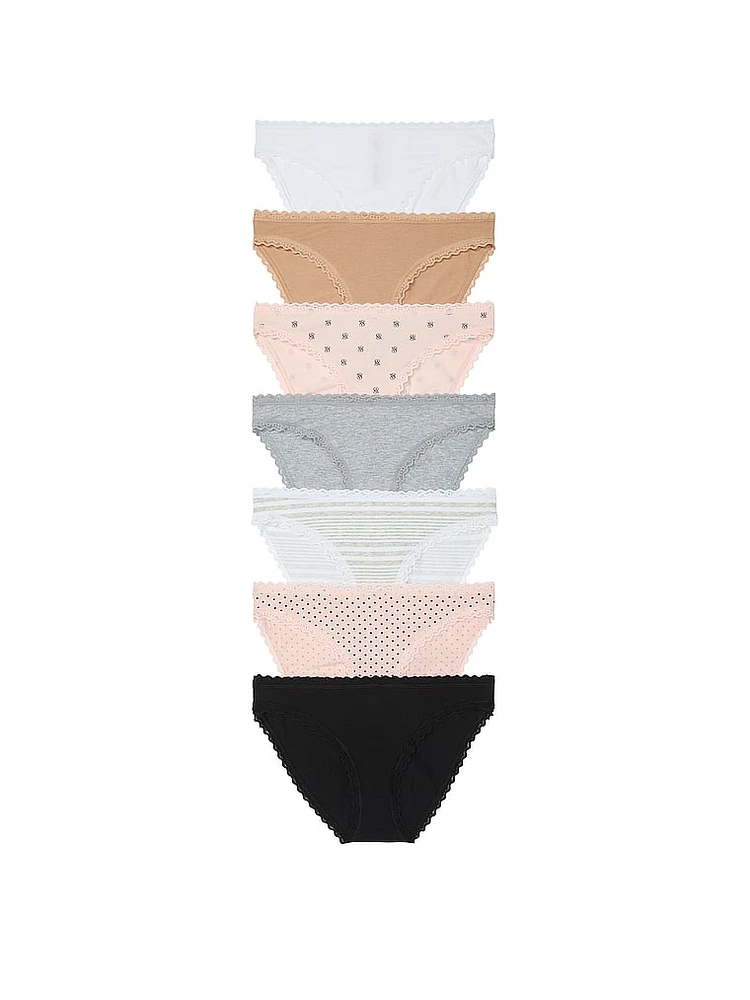 7-Pack Lace-Trim Brief Panty