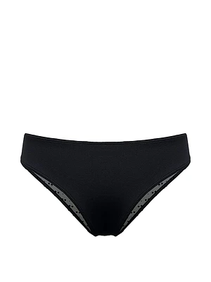 Mesh Velvet Dot Brief Panty