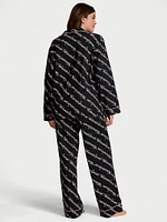 Flannel Long Pajama Set