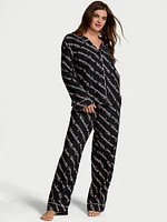 Flannel Long Pajama Set