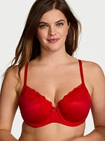 Lightly Lined Lace-Cup Demi Bra