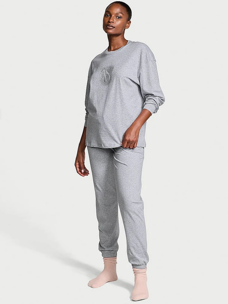 100% Cotton Long Pajama Set