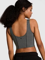 All-Day Cotton Scoop Longline Sports Bra