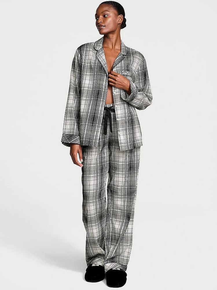 Flannel Long Pajama Set