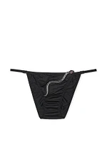 Snake Shine Adjustable Mini String Bikini Panty