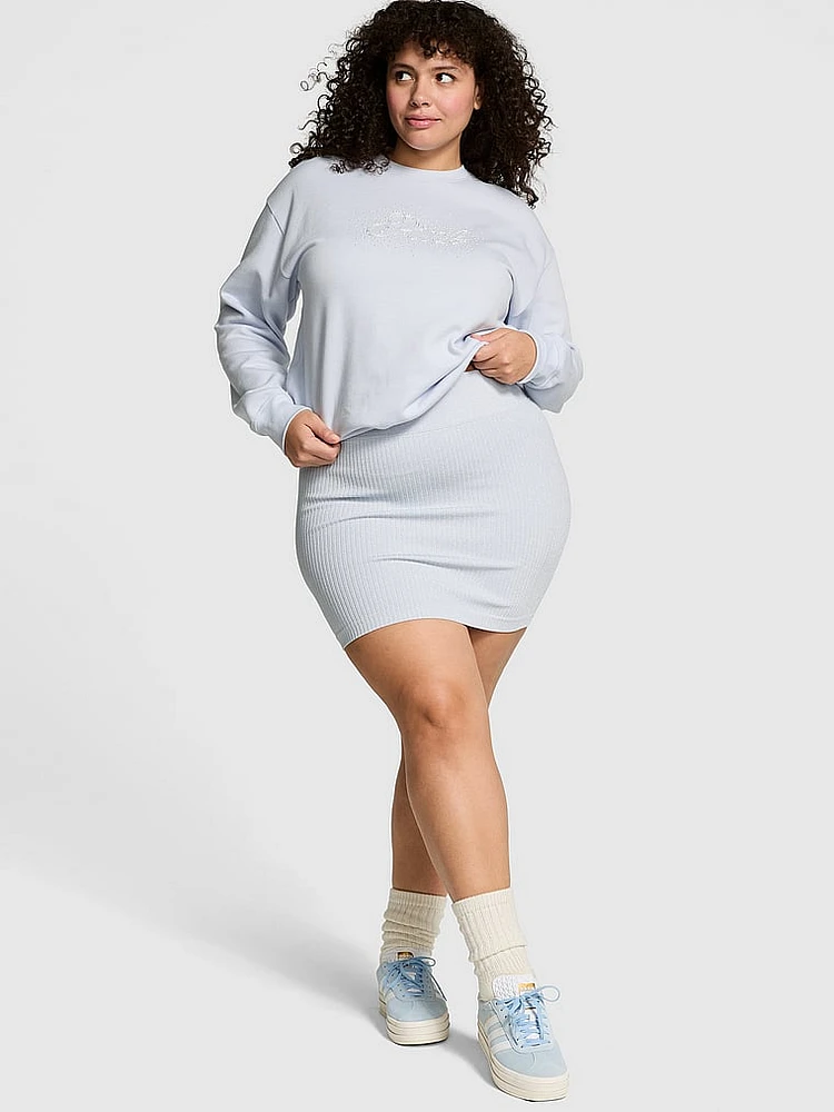 Seamless Shimmer Mini Skirt