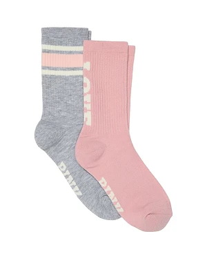 2-Pack Crew Socks