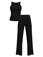 Ribbed Modal Cami & Pants Set