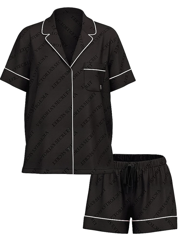 Satin Short Pajama Set