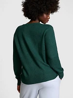 Collegiate Knit Crewneck Sweater
