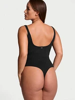 Luxe Crème Knit Plunge Bodysuit