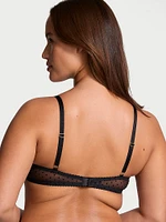 Jingle Bells Mesh Unlined Demi Bra