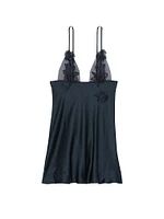 Ziggy Glam Noir Embellished Triangle Mini Slip