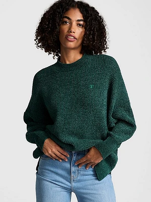 Chenille Crewneck Pullover