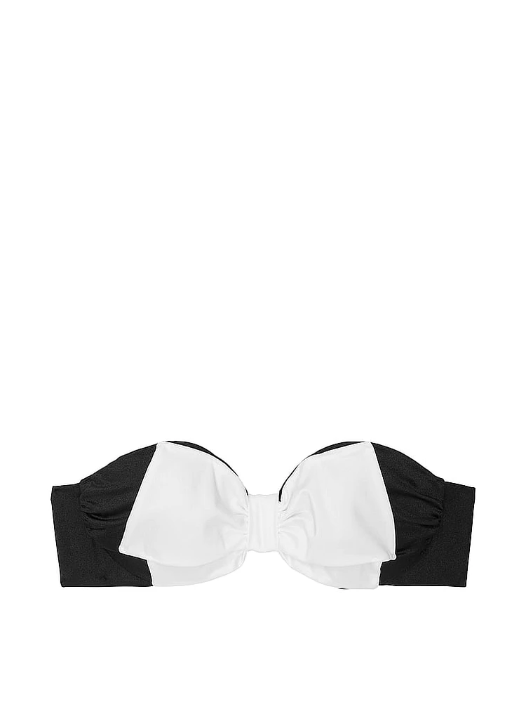 VS Archives Bow Bandeau Strapless Bikini Top