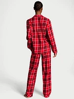 Flannel Long Pajama Set