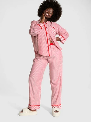 Flannel Long Pajama Set