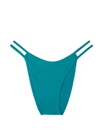 Essential Double-Strap Cheeky Bikini Bottom