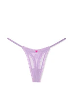 Sequin Posey Lace String Thong Panty