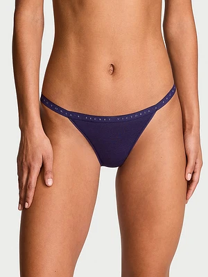 Stretch Cotton String Bikini Panty