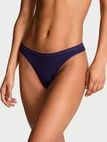 Stretch Cotton Thong Panty