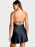 Ziggy Glam Noir Embellished Triangle Mini Slip