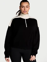 VSX Colorblock Knit Half-Zip Sweater