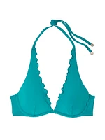 VS Archives Essential Ruffled Halter Bikini Top