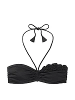 Rosette Bandeau Bikini Top