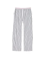 Cotton Poplin Logo Sleep Pants